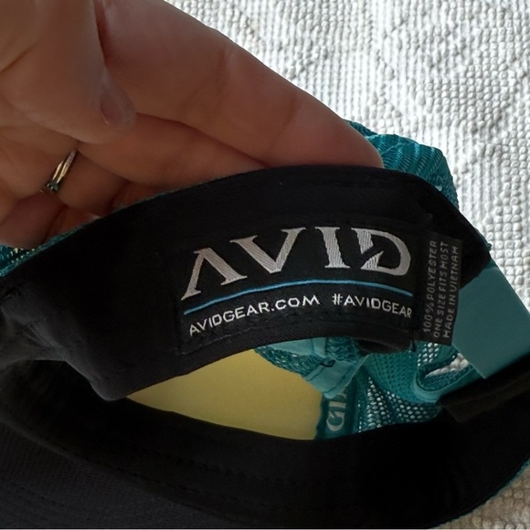 Avid Trucker Hat One Size SnapBack Fishing Vintage Style Foam - Picture 6 of 7